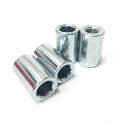Wheel bolt in steel