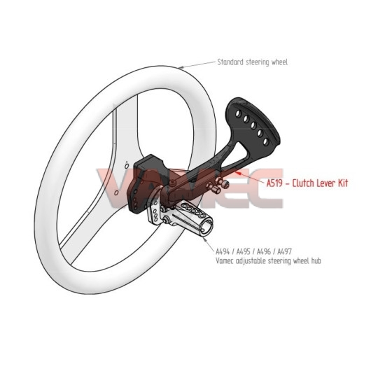 Kart Clutch lever kit VAMEC