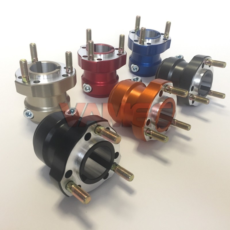 Kart Aluminium rear wheel hub D.30x60mm Key 6/8mm VAMEC